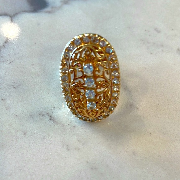 David Sigal Gold Plated Sterling Silver ring - Picture 3 of 7